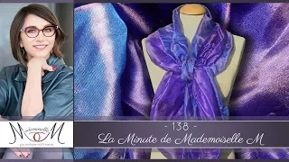 8 façons de nouer un grand foulard carré - La Minute de Mademoiselle M138