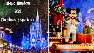 Magic Kingdom 2021 Complete Christmas Experience in 4K | Walt Disney World Orlando Florida