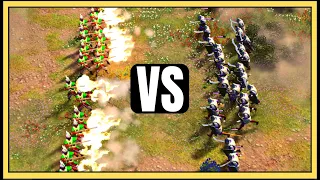 Aoe4 | Janissary vs Man at Arms