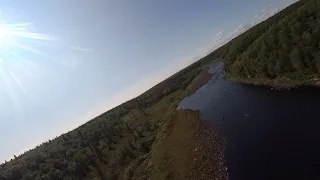 Полёт над рекой Flight over the river