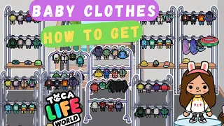 All Secret Baby Clothes in Toca Boca World | Where to Find in Toca Boca
