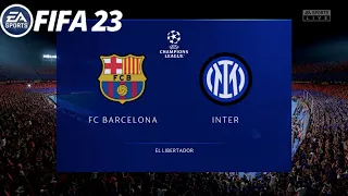FIFA 23 Xbox S|X Fc Barcelona vs Inter -UEFA CHAMPION LEAUGE Full Match & Gameplay EXCITING GAME!