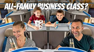 What it’s like to get a family upgrade to business class in United Polaris