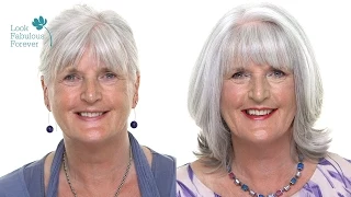 Perfect Makeup with Grey or White Hair - Makeup for Older Women