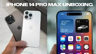 iPhone 14 Pro Max SPACE BLACK vs SILVER | Unboxing + First Impressions