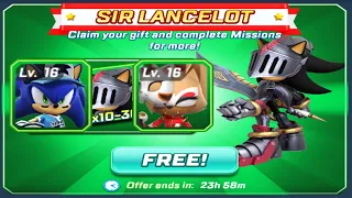 Sonic Forces - Free Cards for Sir Lancelot Shadow - New Event - Detect Max Slugger Sonic and Lucky W