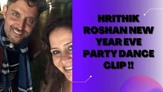 Hrithik Roshan Latest Dance Clip From Yesterday Night New Year Eve Party | Bollywood Actor |