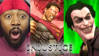 Marvel Fan Reacts to EVERY Injustice Super Move (DC Universe)