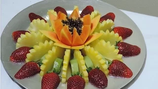 HOW TO MAKE A FRUIT CENTER, LESSON 01 - By J.Pereira Art Carving Fruits