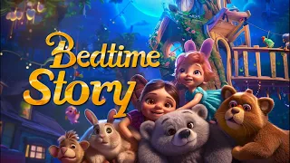 🌙Children's Bedtime Story: Whispering Goodnight to the Toy Friends in a Warm Cozy Room