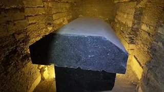 Detailed tour of the Serapeum in Saqqara, Egypt.