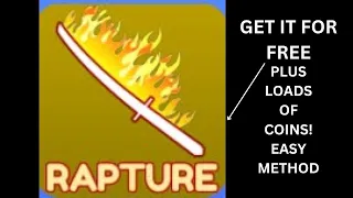 How to get rapture in blade ball COMPLETELY FREE AND EASY