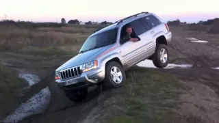 jeep wj  lift + 2" test quadradrive