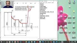 CNC TORNA FANUC G71 VE G70 ÇEVRİMİ ÖRNEK PARÇA