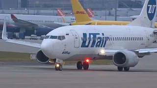 UTair Boeing 737-500(WL) takeoff at Geneva/GVA/LSGG
