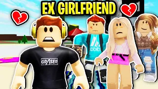 I Got Adopted By My Ex Girlfriends Family In Roblox Brookhaven.. 💔😲