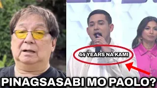 Joey De Leon NAGALIT sa SINABI ni Paolo Contis na 44 YEARS na SILA sa EAT BULAGA!