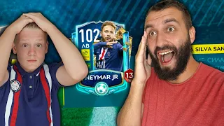 ШКОЛЬНИК ПОЙМАЛ ЛУЧШЕГО ИГРОКА 13 РАНГА В FIFA MOBILE