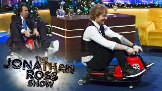 Ed Sheeran and Lewis Hamilton Race! | The Jonathan Ross Show