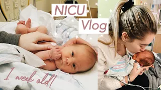 NICU VLOG | Day In the Life With Our Newborn