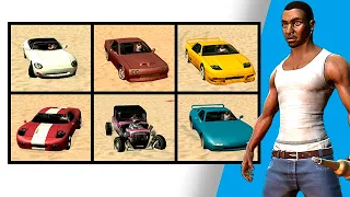 How to get all Sports Cars in GTA San Andreas?