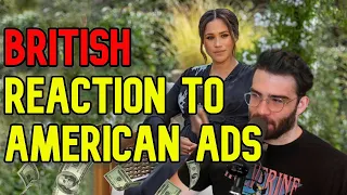 Hasanabi reacts to British Reactions to American Commercials