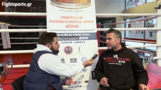 Ο Γιάννης Θεοφάνους μιλάει για το "International Fight Club Open Part II"