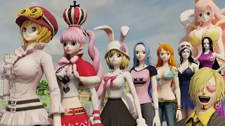 ONE PIECE Female Character Comparison