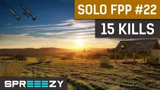 PUBG FPP Solo Game #22 | 15 Kills | New 2x Scope + Bonus AWM