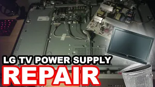 LG TV power supply repair - TV from the BIN!