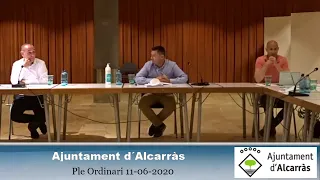 Ple Ordinari 11-06-2020. Ajuntament d´Alcarràs