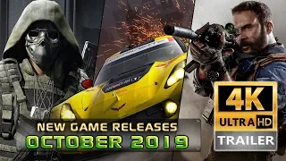 Top 10 Games Coming Out In OCTOBER (2019) [4K Ultra HD] | 3CGames