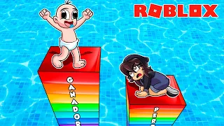 ¡RESPONDE O MUERE! 😱😭 MOMENTOS DIVERTIDOS BEBE NOOB vs BEBE NOOBSI en Roblox