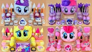 4 in 1 Video BEST of COLLECTION PONY SLIME 💛💜💗🤍 💯% Satisfying Slime Video 1080p