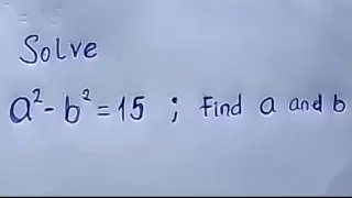 Math Olympiad Question | How to solve for a and b