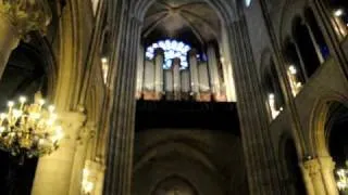 Notre Dame Cathedral Organ June 20 2010 Paris