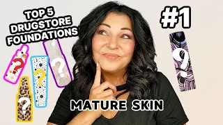 My Top 5 Favorite Drugstore Foundations for Mature Skin