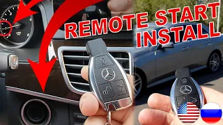 Mercedes Retrofit. Installation Smart Remote Engine Auto Start for Mercedes FBS4 / Remote Start W212