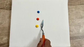 Relaxing Acrylic Painting | Easy Acrylic Painting | Abstract Painting For Beginners