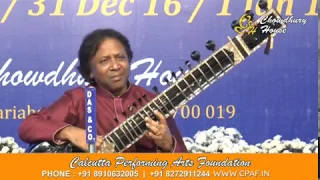 Sahid Parvez | Sitar Recital |  Raga Jhinjhoti | Music Conference 2016