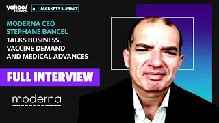 Moderna CEO Stephane Bancel talks business, vaccine demand, and medical advances