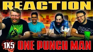 One Punch Man 1x5 REACTION!! "The Ultimate Master"