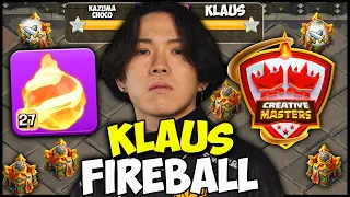 Klaus Finally Got A MAX Fireball and NO Base is SAFE! Creative Masters Series 3.0