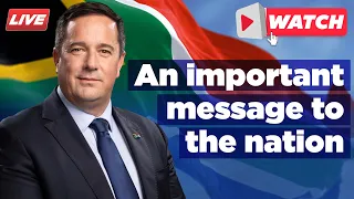 An important message to the nation by John Steenhuisen: See it here first