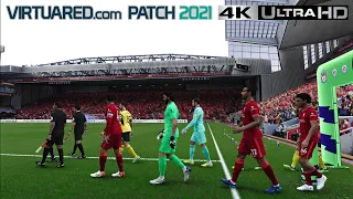 [4K] eFootball PES 2021 VirtuaRED V4.1 | REALISTIC GRAPHICS MOD | Authentic Weather And Turfs