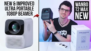 2023's Best Smallest 1080p Projector! Wanbo New T2  - Review & Comprehensive Test