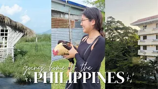 LET'S GO TO THE PHILIPPINES 🇵🇭 | going home after 5 years, staying in Pampanga, catching up w family