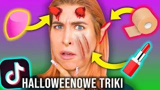 ♦ Testuję TRIKI na Halloween z TikToka i 5-Minute Crafts - dziwne triki ♦ Agnieszka Grzelak Beauty