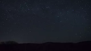 Starry night in the Harrat Kishb volcanic area, Makkah Province, Saudi Arabia