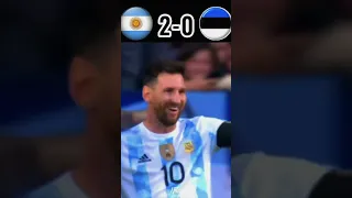 The Day Lional Messi Destroyed Estonia 5-0🥶🔥 | Friendly Match 2022 highlights